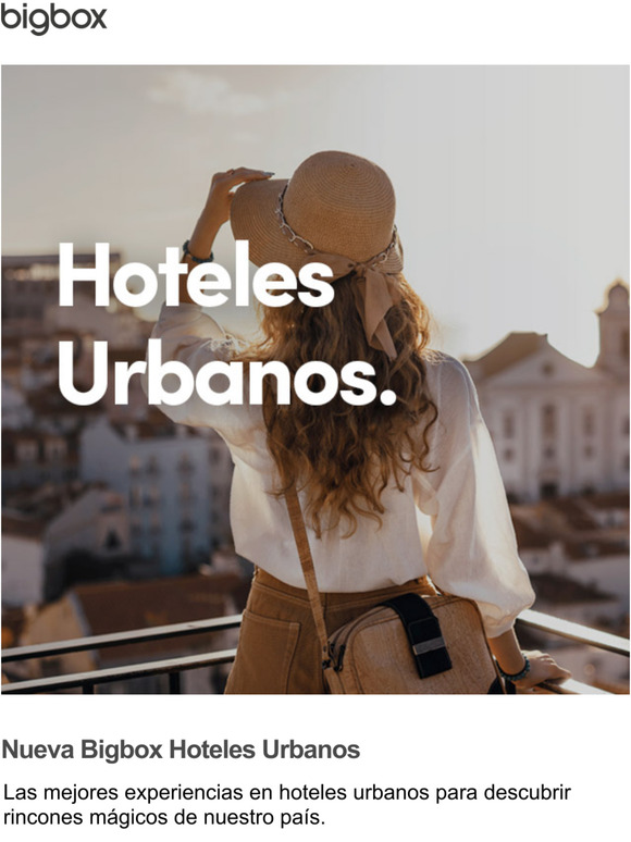 Nuevo lanzamiento! Regal una noche nica en los mejores hoteles de tu ciudad favorita