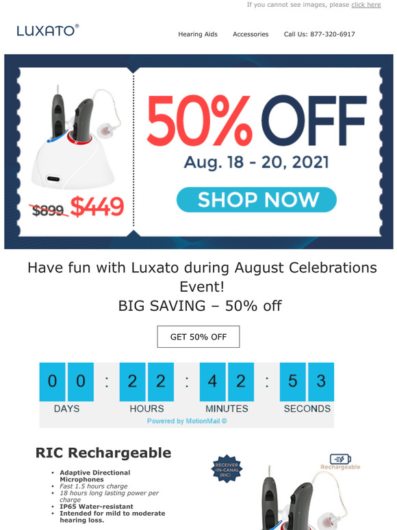 Last chance-50%off-don't miss your (HUGE) Aug savings