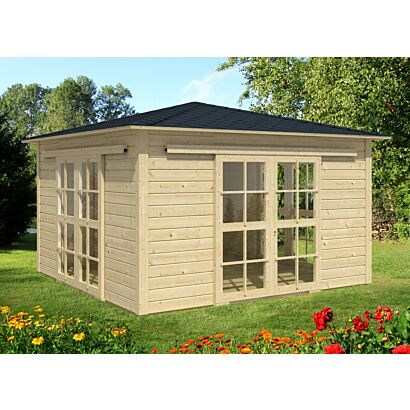 Huvimaja Teahouse 3600x3600 mm 12,96 m² puuvalmis