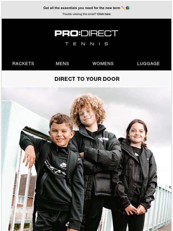 Back To School With Pro:Direct Tennis
