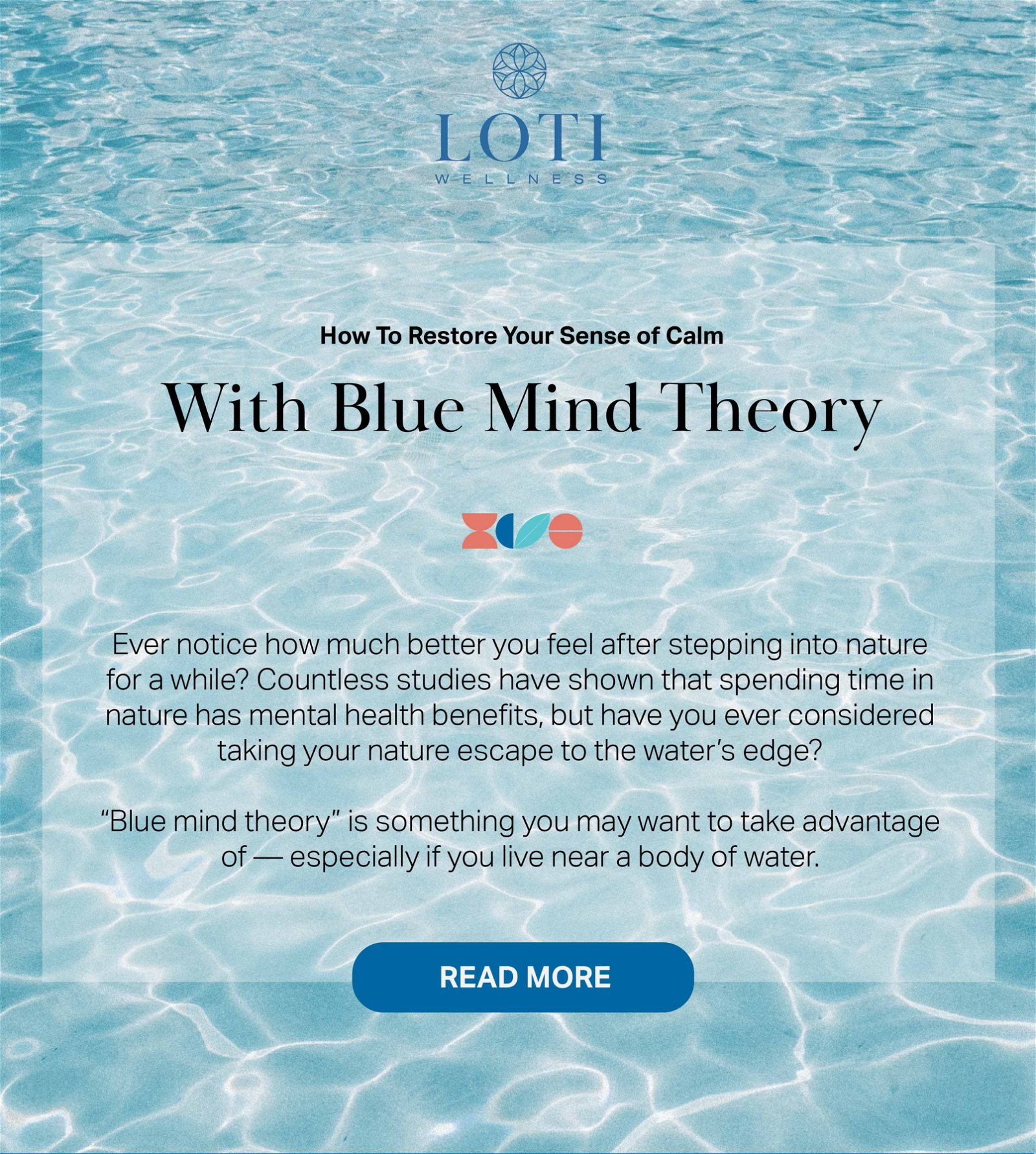 What is Blue Mind Theory?