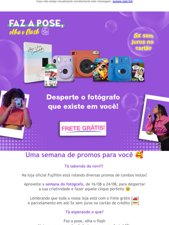 Ainda d tempo de adquirir a sua Instax!