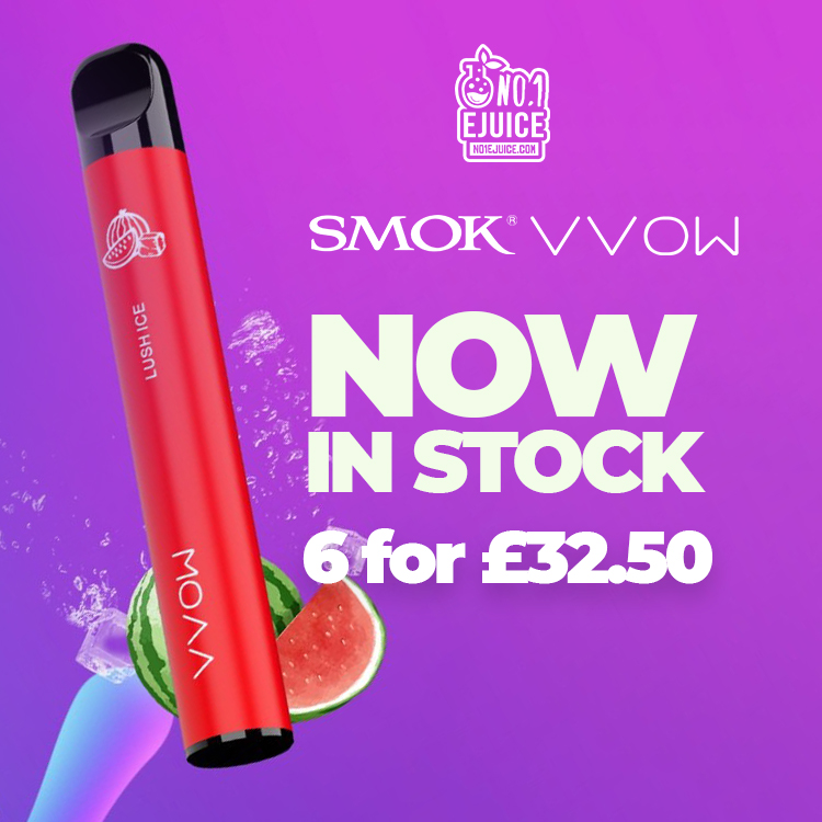 no1ejuice NOW AVAILABLE SMOK VVOW Disposable Kit IVG Bar