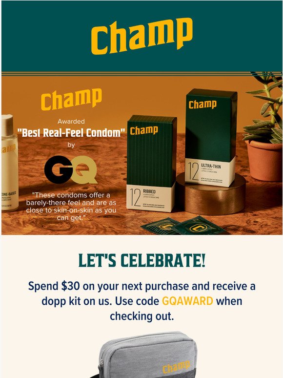 What Did GQ Say About Champ Condoms?