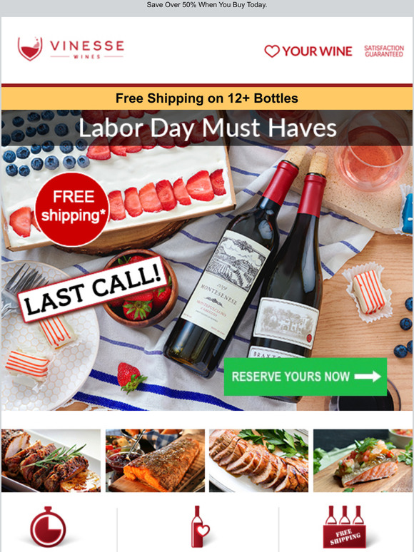Vinesse Wines Grab Before They're Gone Labor Day Must Haves Soak Up