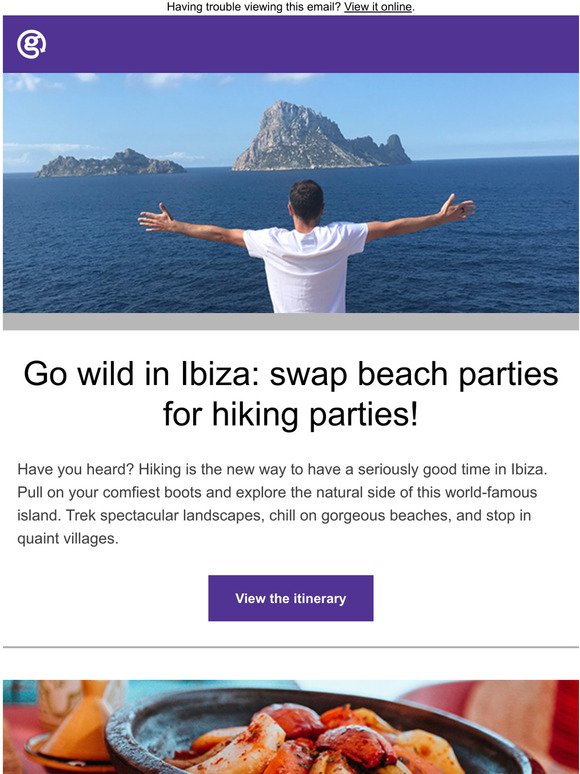 Hiking parties in Ibiza + foods to try by locale