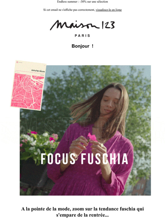 La vie en rose fuschia