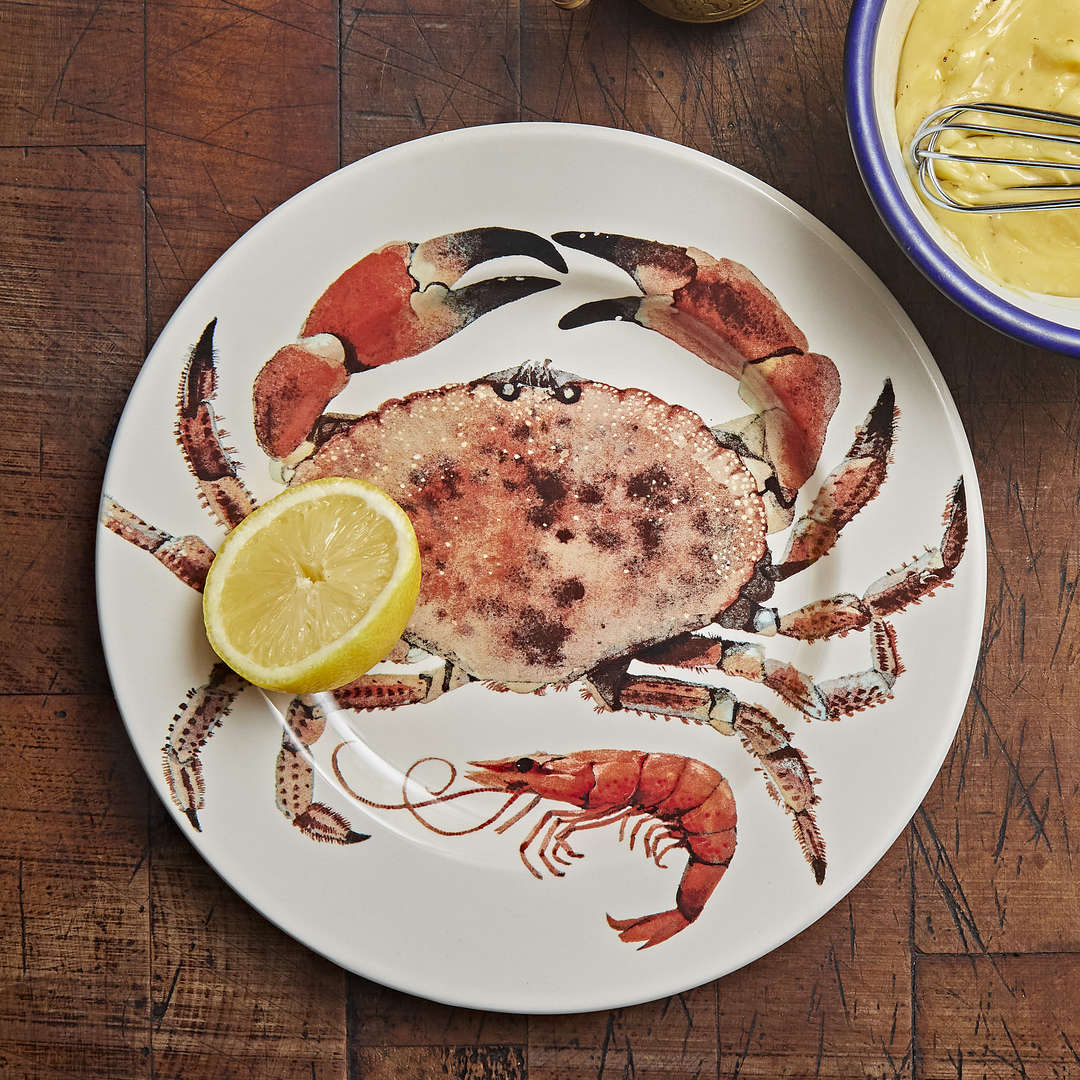 Crab 8 1/2 Inch Plate