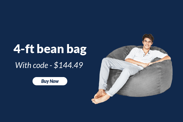 4-ft bean bag With code - $144.49 buy Now