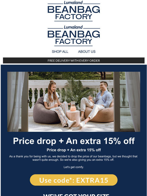 Price drop & an extra 15% off 