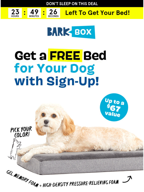 SuperChewer by BarkBox: Don't Forget Your Dog's FREE Bed | Milled