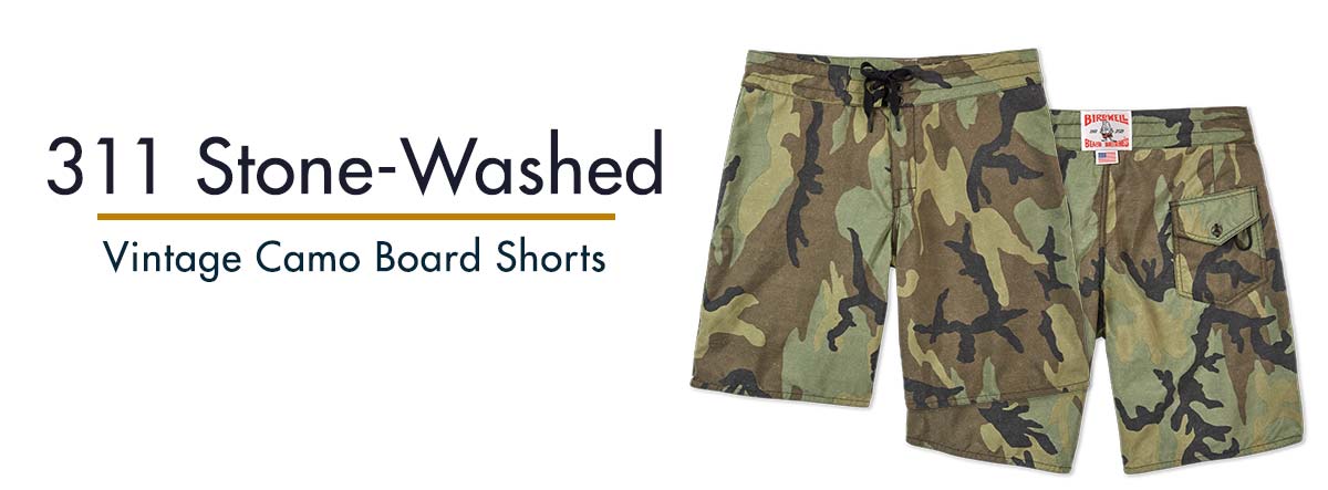 311 Boardshorts - Vintage Camo – Birdwell