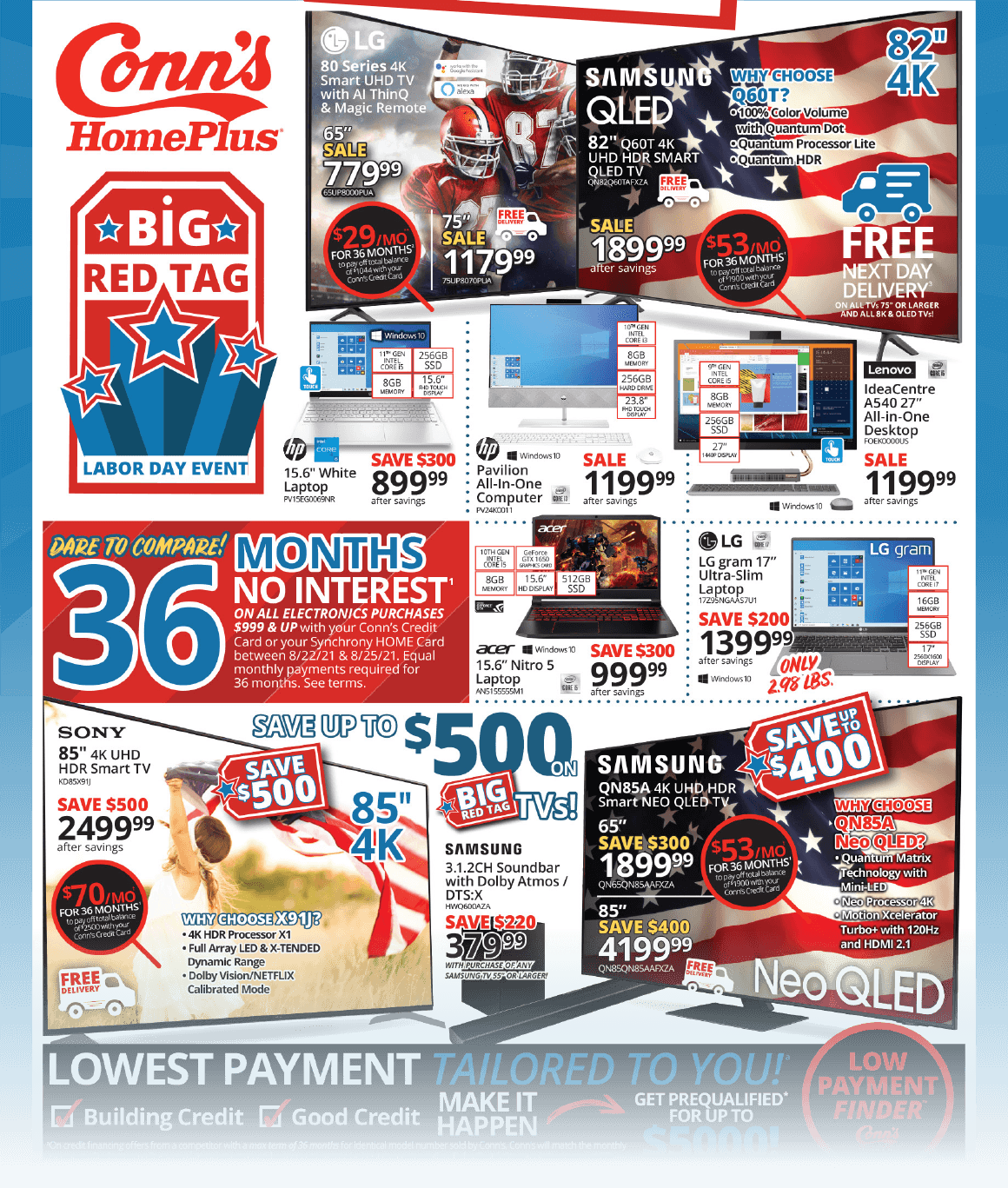 Conns Our new ad 4 days ONLY! Milled