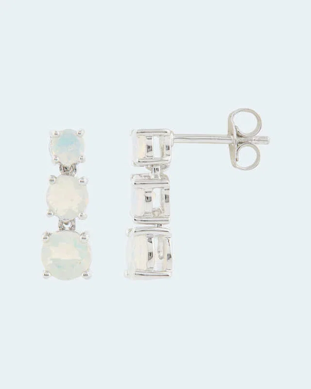 Ohrstecker mit Äthiopischer Opal