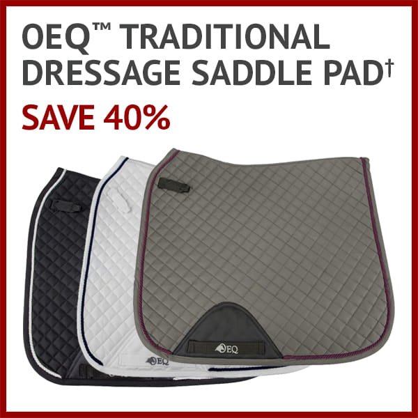 OEQ™ Traditional Dressage Saddle Pad†