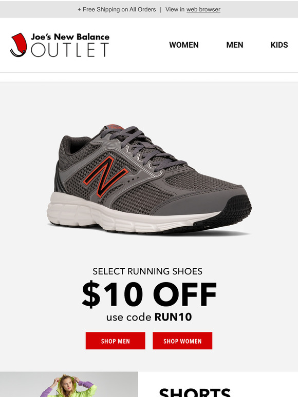 joe's new balance email