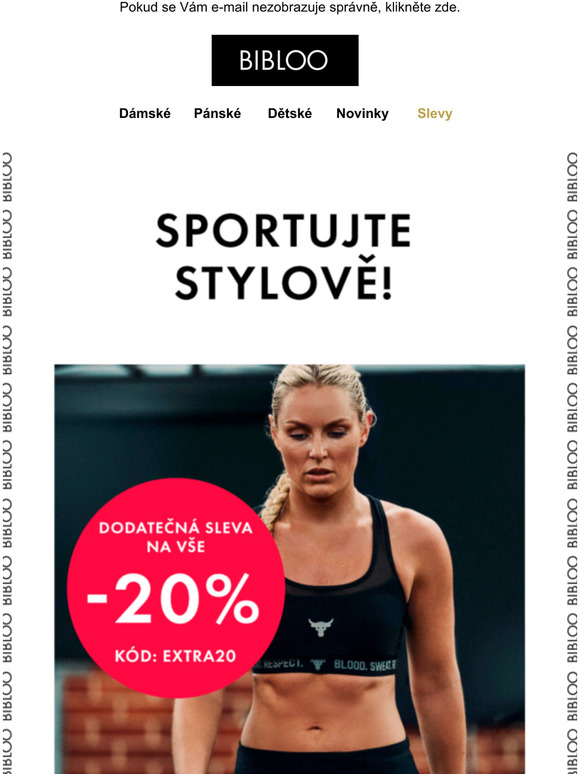 Sportujte stylov s dodatenou 20% slevou
