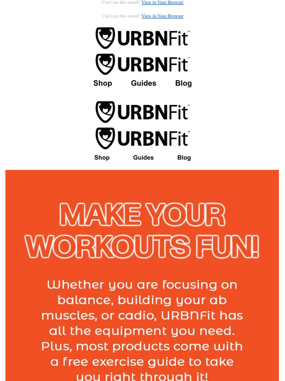 Boring workouts? Not with URBNFit!