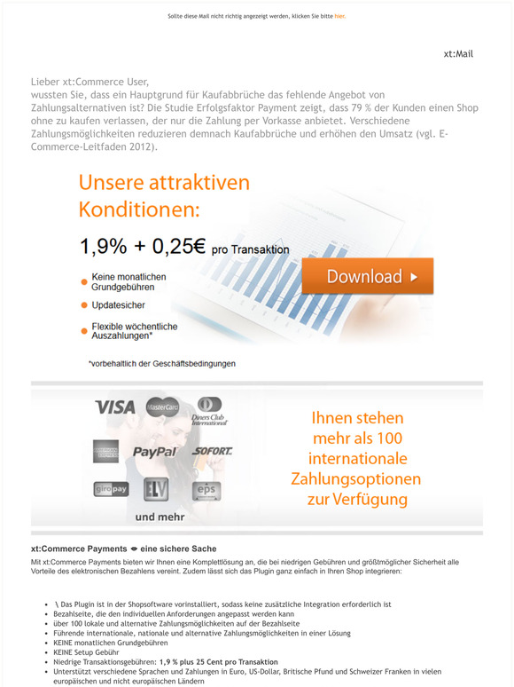 xt:Commerce Payments - die sichere Zahlungslsung fr Ihren Shop