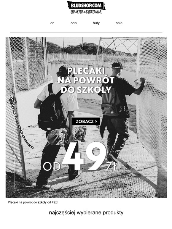  Plecaki na powrt do szkoy od 49z