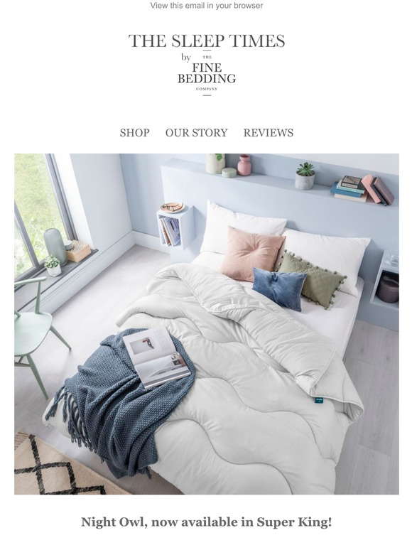 night owl duvet sale