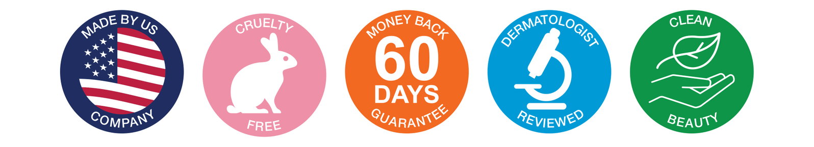 goPure cruelty free, clean beauty, and 60 days money back guarantee