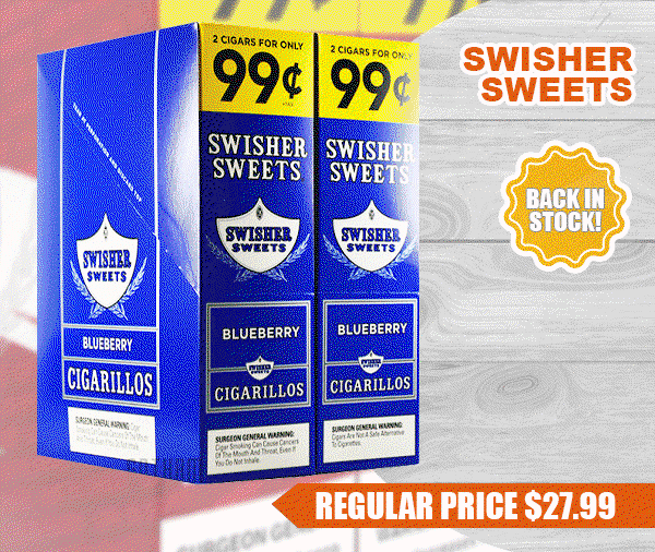 Gotham Cigars Swisher Sweet Flavors Back in Stock! Milled