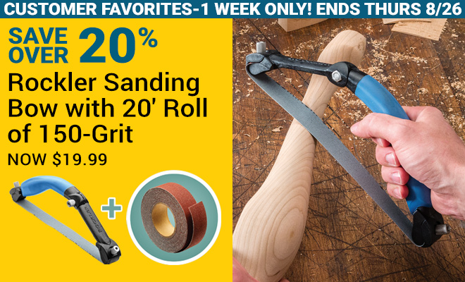 Rockler Sanding Bow