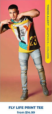 Fly Life Print Tee