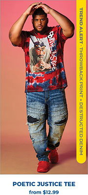 Tie-Dye Poetic Justice Tee