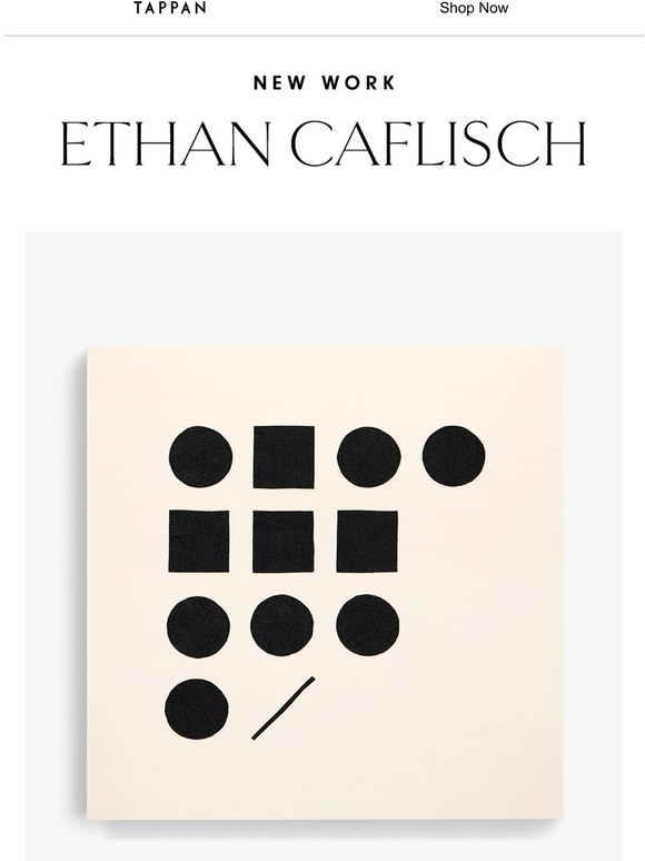 THE TAPPAN COLLECTIVE New Work Ethan Caflischs Morse Code Paintings