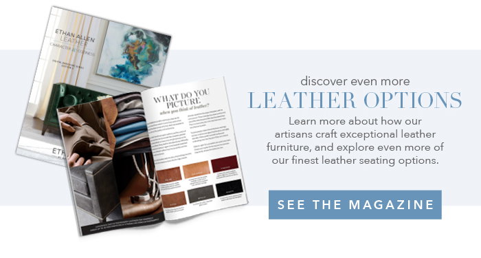 Discover even more options in our leather brochure. View the magazine >