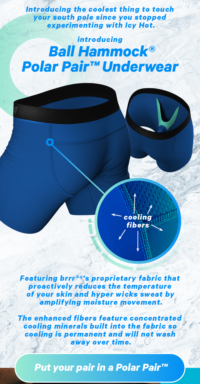 Shinesty: Introducing Ball Hammock Polar Pair pouch underwear