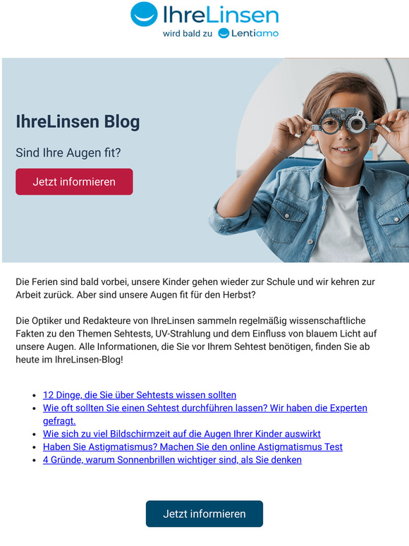 IhreLinsen Blog: Sind Ihre Augen fit?