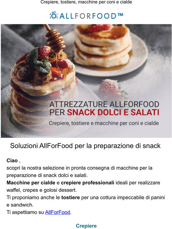 Tostiere in offerta speciale e professionali - AllForFood