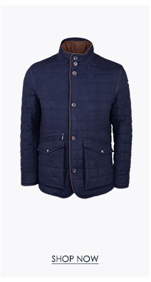 Glenveigh Quilted Jacket in Deep Blue