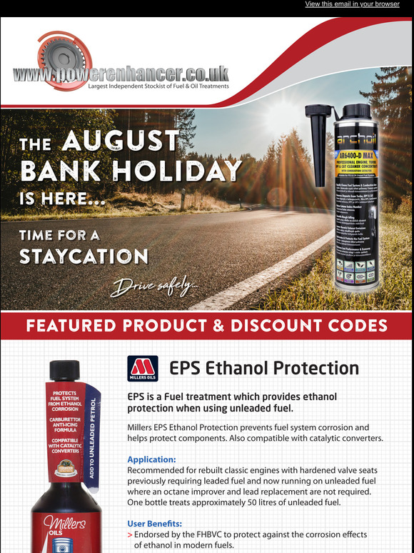 August Bank Holiday is Here! + Discount Codes