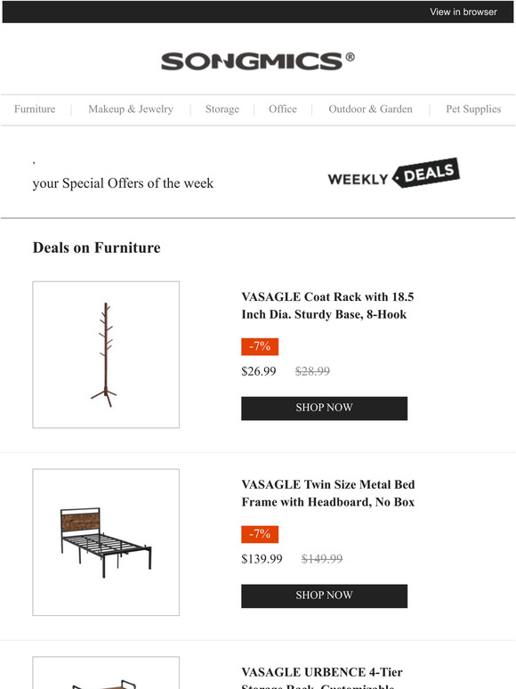 AMEZIEL Inc. [Weekly Deals] Hi , the great deals of the