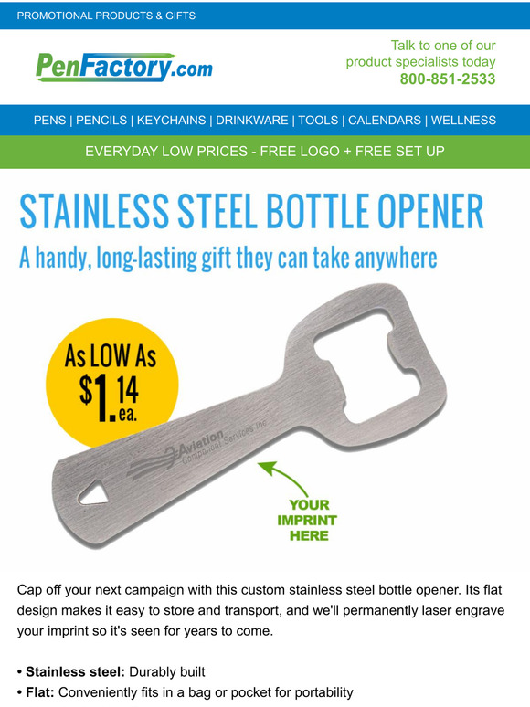 Cap off your marketing campaign with this promo gift!
