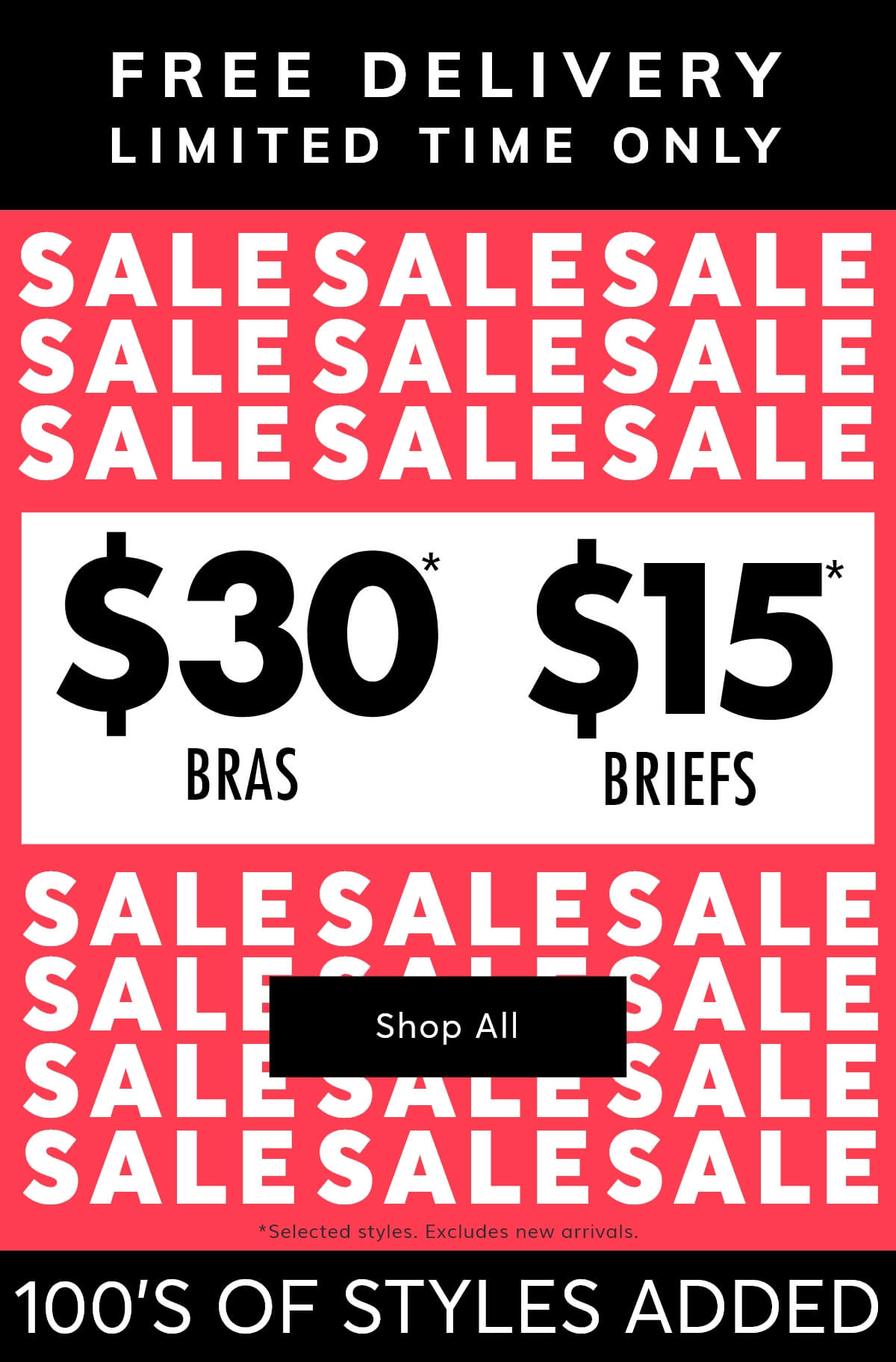 Bendon Outlet's $30 Sale* starts today! ⁠ ⁠ o $30 on Selected Bras