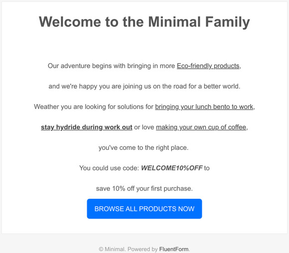 Welcome to the Minimal Family