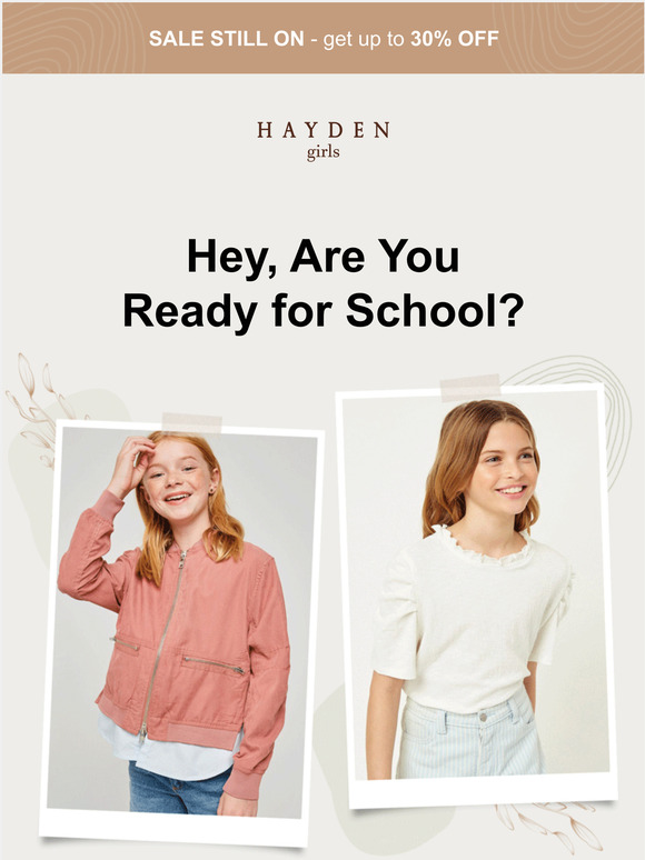 These Hayden Girls back to school looks deserve an A+