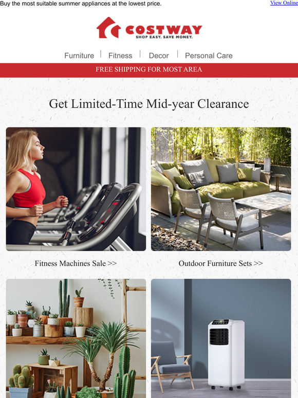 Get it today! Buy the most suitable summer appliances at the lowest price