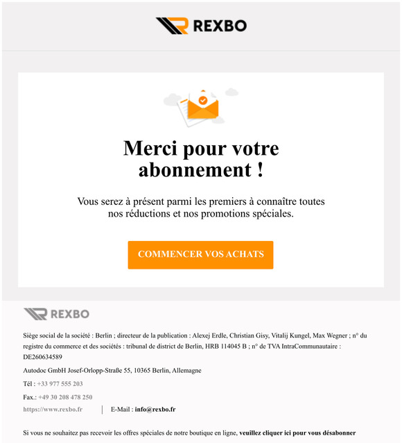 Bienvenue  bord