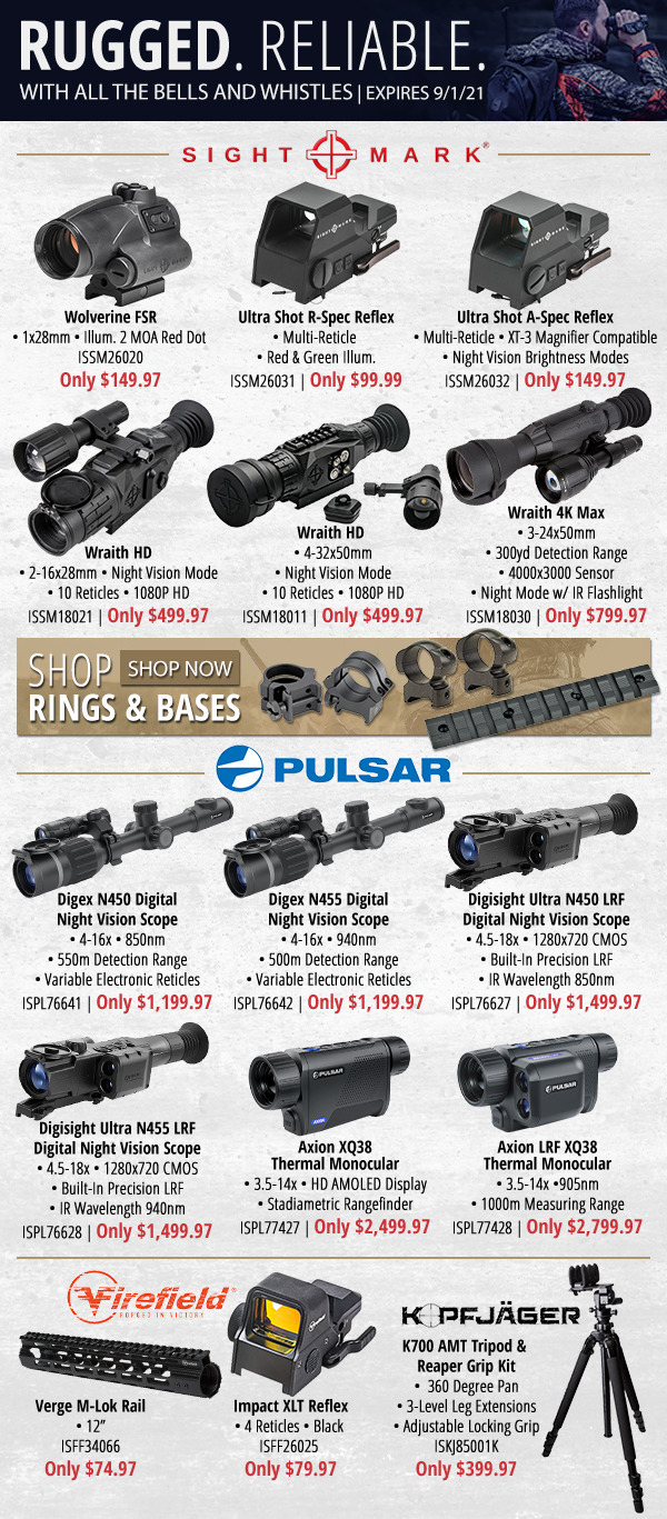 Natchez Shooters Supplies Rugged & Reliable Optics Milled