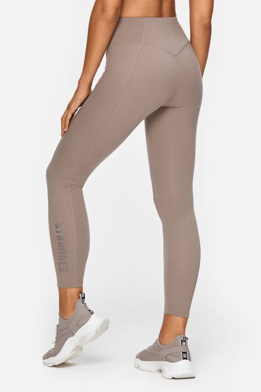 Image of Peach Panel Tights