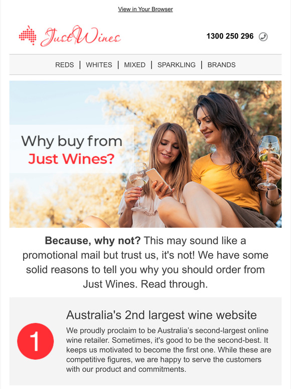 Just Wines Australia 7 Reasons To Choose Us For Your Next Order Milled
