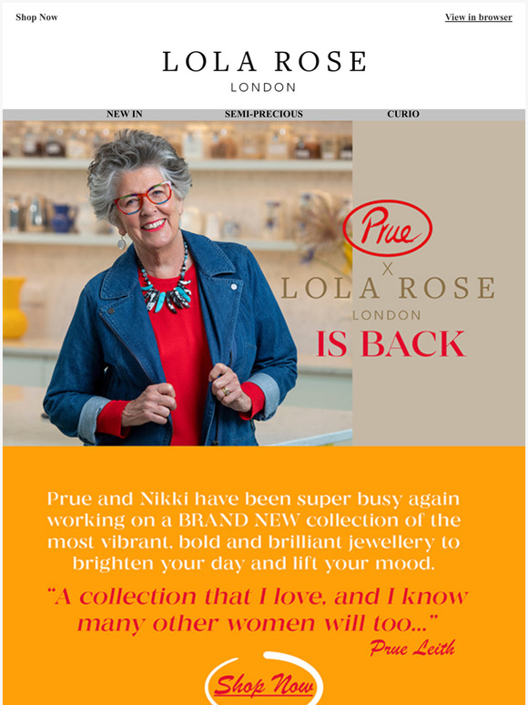 Lola Rose Prue x Lola Rose is back Milled