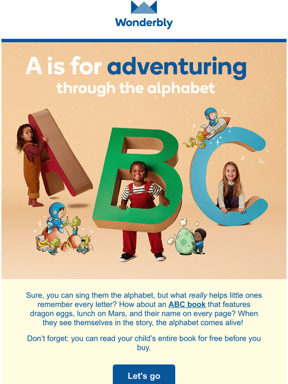 Wonderbly: The ABCs will never be boring again! | Milled