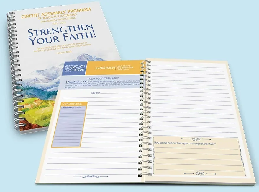 Strengthen your faith notebooks
